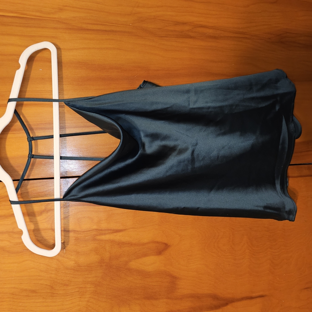 Sleek Black Camisole Top